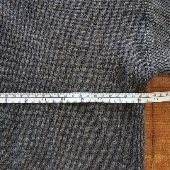 Grey Knit Henley Top - Picture 6 of 9